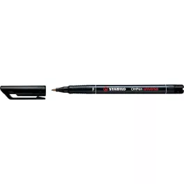   Alkoholos marker, 0,7 mm, STABILO "OHPen F", fekete