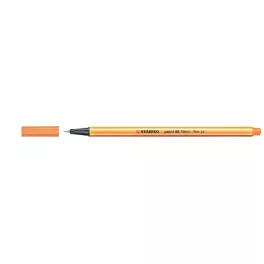   Tűfilc, 0,4 mm, STABILO "Point 88", neon narancssárga