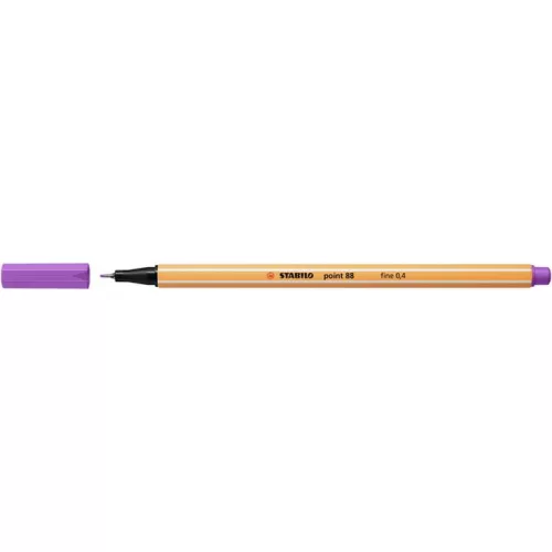 Tűfilc, 0,4 mm, STABILO "Point 88", szilva