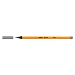 Tűfilc, 0,4 mm, STABILO "Point 88", szürke