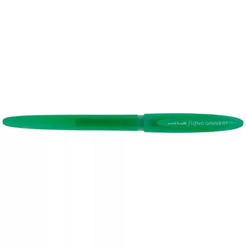 Zseléstoll, 0,4 mm, kupakos, UNI "UM-170 Signo Gelstick", zöld