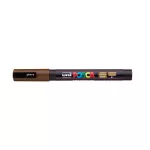 Dekormarker, 0,9-1,3 mm, UNI "Posca PC-3M", barna