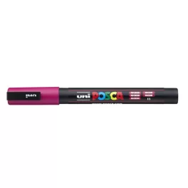   Dekormarker, 0,9-1,3 mm, UNI "Posca PC-3M", fukszia