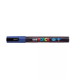 Dekormarker, 0,9-1,3 mm, UNI "Posca PC-3M", kék