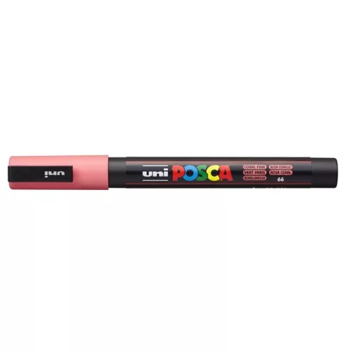 Dekormarker, 0,9-1,3 mm, UNI "Posca PC-3M", korall