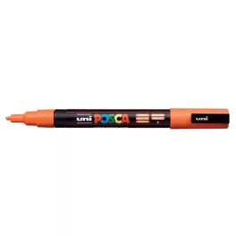  Dekormarker, 0,9-1,3 mm, UNI "Posca PC-3M", narancssárga