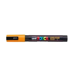   Dekormarker, 0,9-1,3 mm, UNI "Posca PC-3M", ragyogó sárga