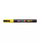 Dekormarker, 0,9-1,3 mm, UNI "Posca PC-3M", sárga