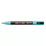 Dekormarker, 0,9-1,3 mm, UNI "Posca PC-3M", tengerzöld