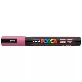 Dekormarker, 1,8-2,5 mm, UNI "Posca PC-5M", málna