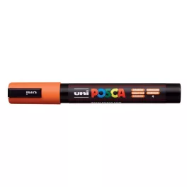   Dekormarker, 1,8-2,5 mm, UNI "Posca PC-5M", narancssárga