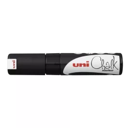 Krétamarker, 8 mm, UNI "PWE-8K", fekete