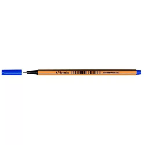 Tűfilc, 0,4 mm, VICTORIA OFFICE,"Slim", kék