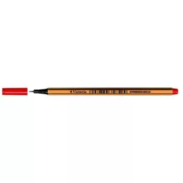 Tűfilc, 0,4 mm, VICTORIA OFFICE,"Slim", piros