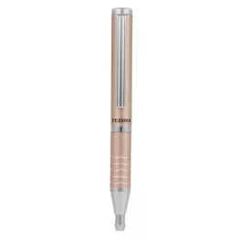   Golyóstoll, 0,24 mm, teleszkópos, rose gold színű tolltest, ZEBRA "SL-F1", kék