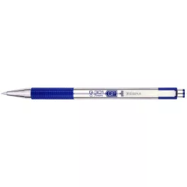   Zseléstoll, 0,38 mm, nyomógombos, ZEBRA "G-301", kék