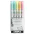 Szövegkiemelő készlet, 1,4/4,0 mm, kétvégű, ZEBRA "Mildliner Fluorescent", 5 szín