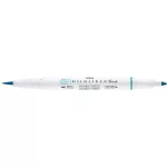 Ecsetirón, kétvégű ZEBRA "Mildliner Warm", füstkék