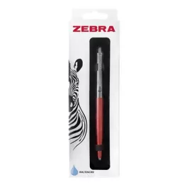   Golyóstoll, 0,24 mm, nyomógombos, ezüst színű klip, pink tolltest, ZEBRA "901", kék
