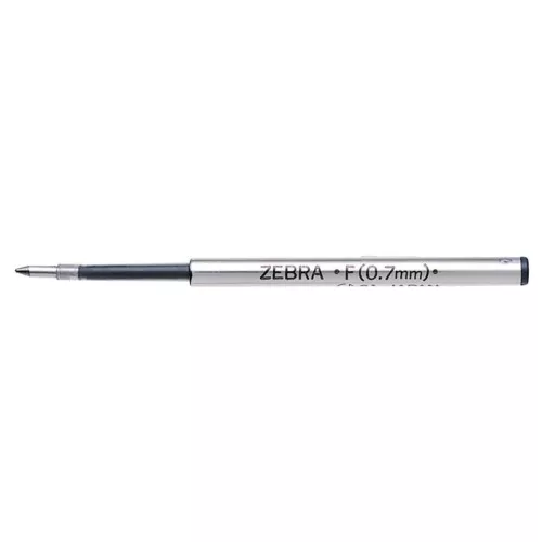 Golyóstollbetét, 0,24 mm, ZEBRA "F", fekete