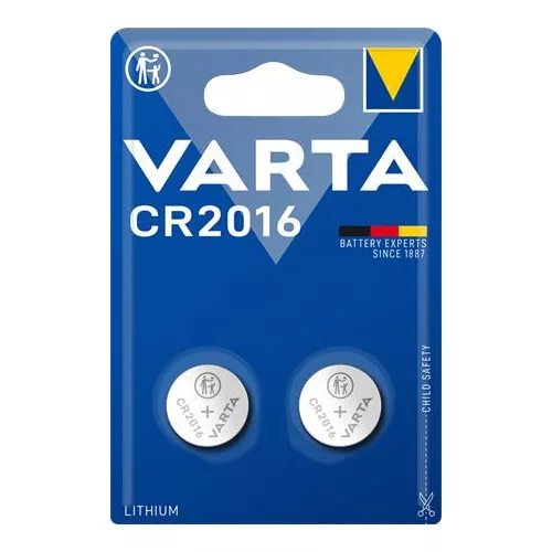 Gombelem, CR2016, 2 db, VARTA