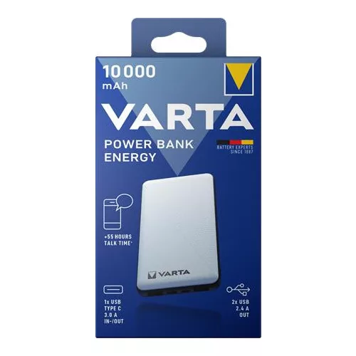 Power bank, 10.000mAh, VARTA