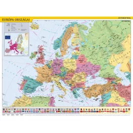   Könyökalátét, kétoldalas, STIEFEL, "Európa országai/Európa gyerektérkép"